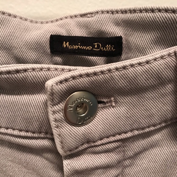Massimo Dutti grey high waist denim 10 - Picture 5 of 11